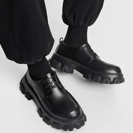 minimal chunky sole derby shoes　VM1126