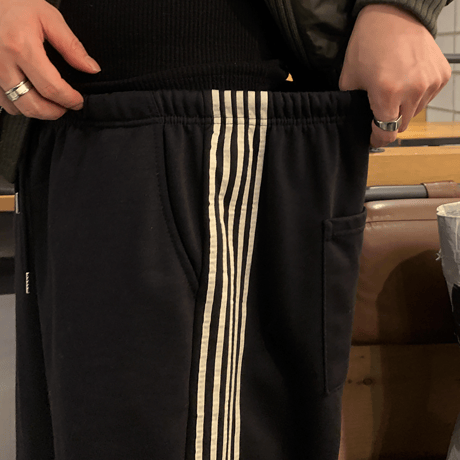 wide side line track pants /2color　VM1449