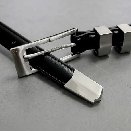 minimal metal hardware narrow belt　VM1130