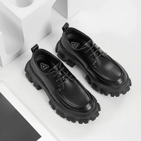 minimal chunky sole derby shoes　VM1126