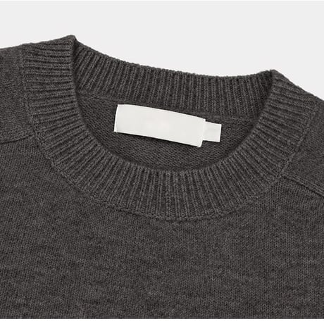 relaxed wool-look crewneck knit　VM1441