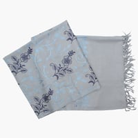 カシミール　刺繍ストールC