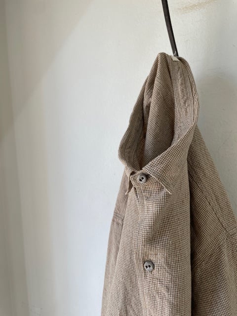 kaval カヴァル Cotton Linen エプロン kaval / simple stitched shirt “cotton linen hou