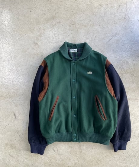 1980s French Green Wool Blouson (1980年代頃フランス, グリーンウールブルゾン)