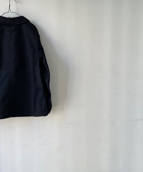 1950s Dead-stock French Black Moleskin Work Jacket(1950年代頃フランス, ブラックモールスキンワークジャケット)