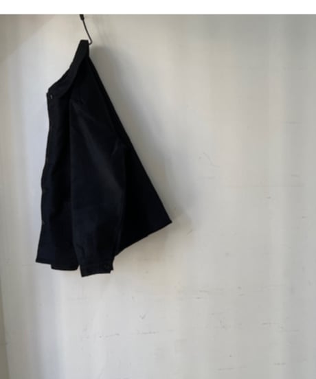 1950s Dead-stock French Black Moleskin Work Jacket(1950年代頃フランス, ブラックモールスキンワークジャケット)