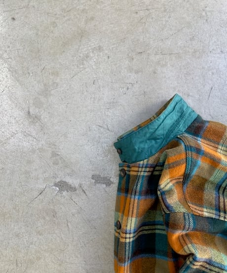 1980〜90s Check Wool Blouson (1980〜90年代頃, チェックウールブルゾン)