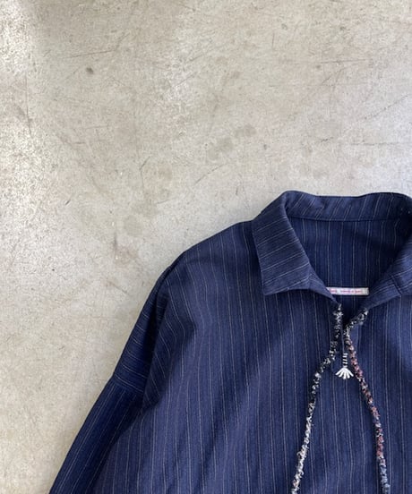 P.D. / Manchester "Dark Navy Stripes"(ピーディーのダークネイビーストライプのマンチェスター)