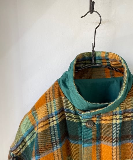 1980〜90s Check Wool Blouson (1980〜90年代頃, チェックウールブルゾン)
