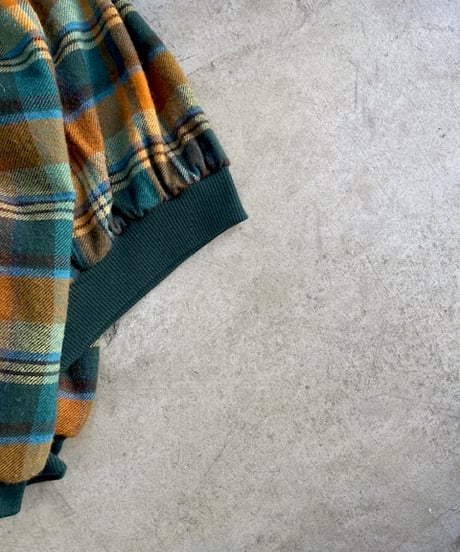 1980〜90s Check Wool Blouson (1980〜90年代頃, チェックウールブルゾン)