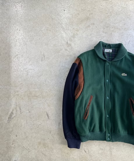 1980s French Green Wool Blouson (1980年代頃フランス, グリーンウールブルゾン)