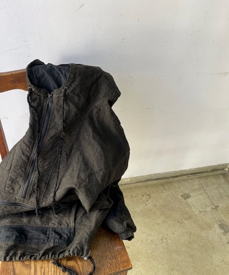 DA’S / Anorak Hoodie “iron grey”(DA'Sのアイアングレーのアノラックフーディー)