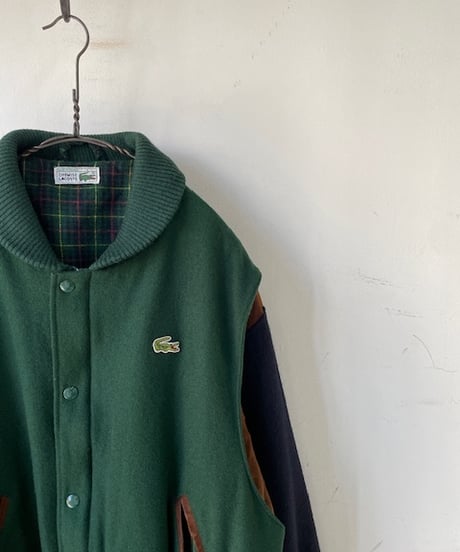 1980s French Green Wool Blouson (1980年代頃フランス, グリーンウールブルゾン)