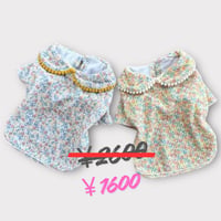 DOGS小花トップス　DOGS Ditsy Floral Top