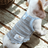 ボーダーあみタンク  Border Knit Tank Top