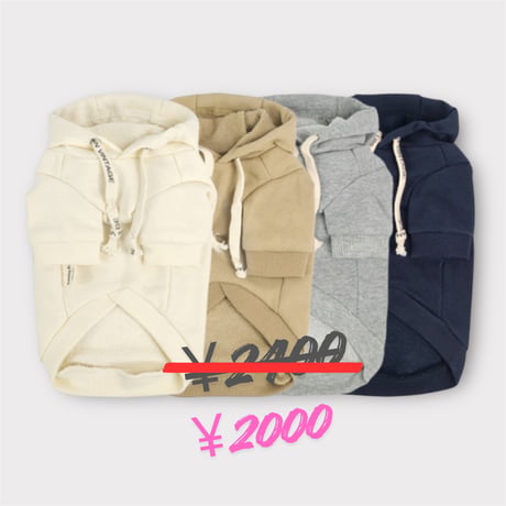 DOGSリラックスパーカー　DOGS Relax hoodie