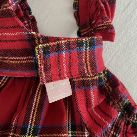 タータンチェックリボンフリルワンピース   Tartan Check Ribbon Frill Dress
