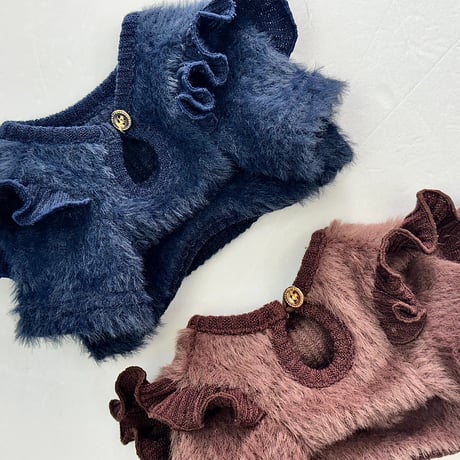 シャギーフリルニット Shaggy Ruffle Knit Top
