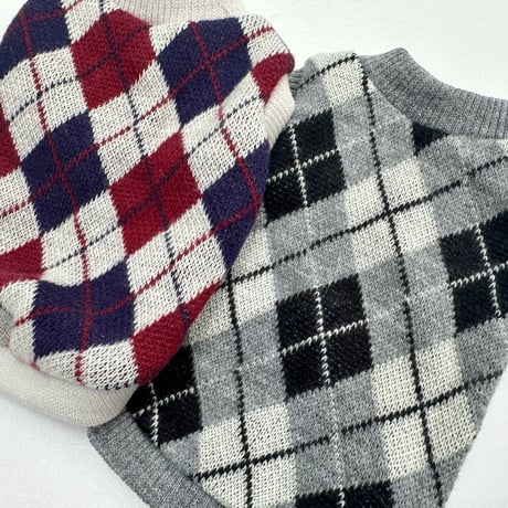 アーガイルニットベスト Argyle Knit Vest