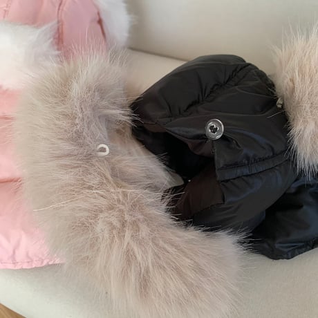 ファーフーディーベスト Fur Hooded Vest