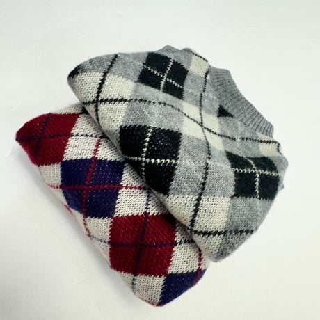 アーガイルニットベスト Argyle Knit Vest