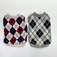 アーガイルニットベスト Argyle Knit Vest