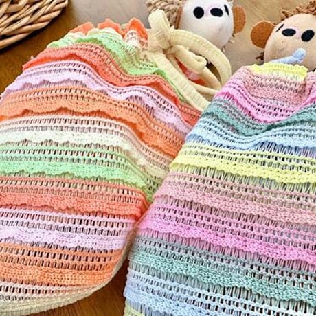 パステルボーダーキャミ  Pastel Border Cami