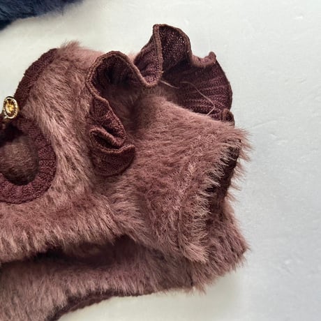 シャギーフリルニット Shaggy Ruffle Knit Top