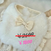 DOGSリボンファーケープ  DOGS Ribbon Fur Cape