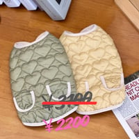 DOGSハートリバーシブルベスト　DOGS Reversible Heart Vest
