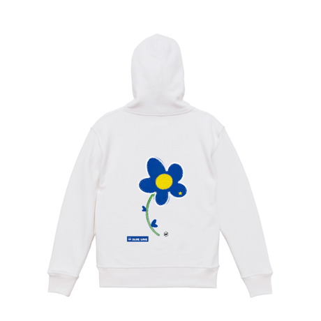 FLOWER ZIP-UP HOODIE
