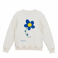 HEAVY-WEIGHT FLOWER SWEATER