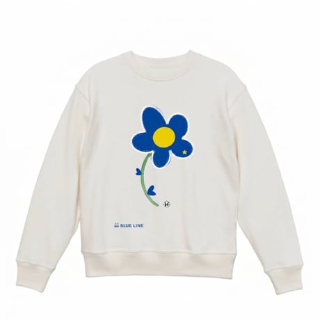 HEAVY-WEIGHT FLOWER SWEATER