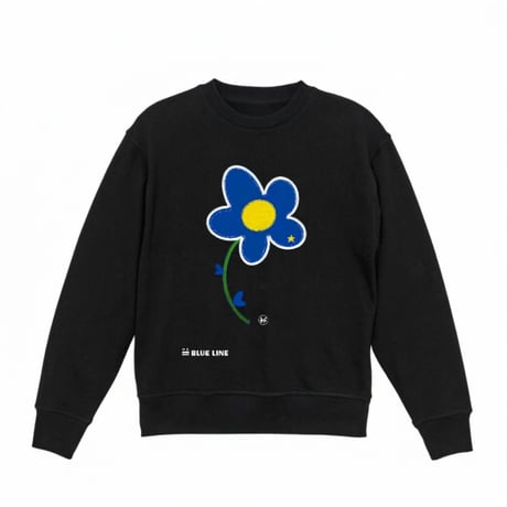 HEAVY-WEIGHT FLOWER SWEATER