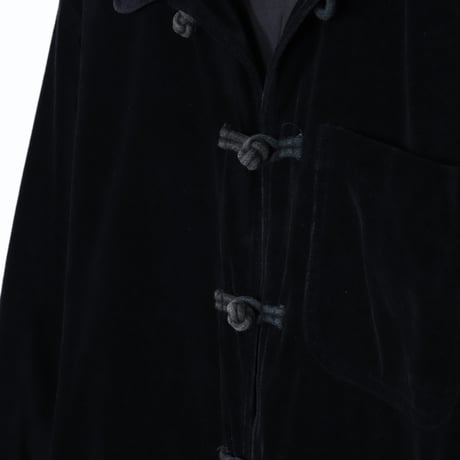 French Vintage Velvet Kung-Fu Jacket 1990s.