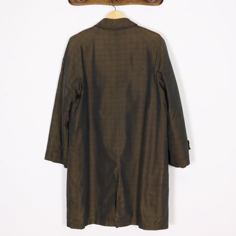 Euro Vintage Shadow Check Boa-Lined Coat 1970s