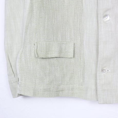 Italian Vintage "PANCALDI & B" Open Collar Shirts 1970-80s