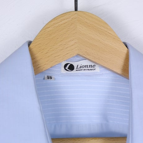 French Vintage "Lionne" Stripe Dress Shirts 1980s
