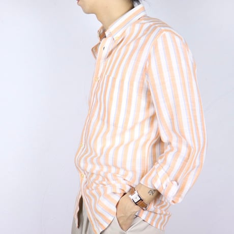 UK Vintage Button Down Stripe Shirt 1980s