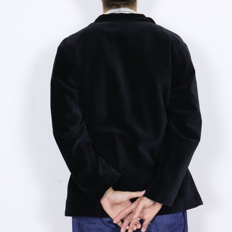 French Vintage Velvet Kung-Fu Jacket 1990s.