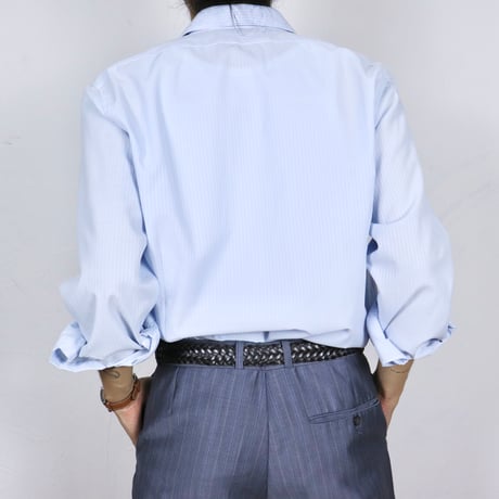 French Vintage "Lionne" Stripe Dress Shirts 1980s