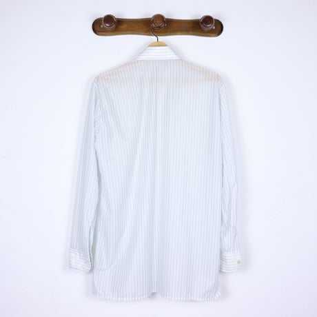 German Vintage Nylon Stripe Dress Shirts 1970s