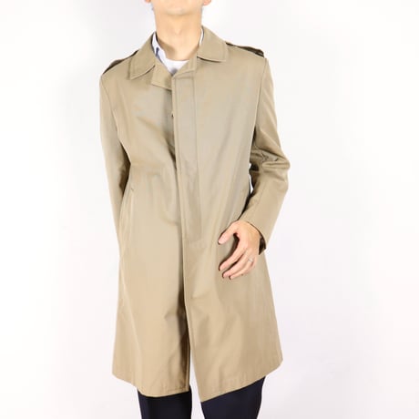 French Vintage 1970s Single Breasted Coat 1970s