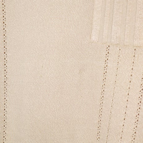 Euro Vintage Pointelle Knit Polo Shirt 1970-80s
