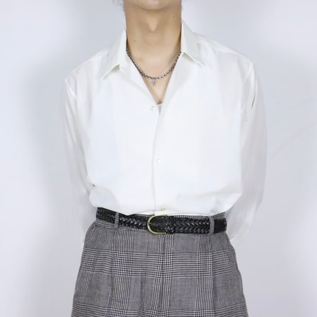 Italian Vintage Basic White Shirts 1980s