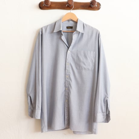 Euro Vintage Old Label Pin Stripe Shirts 1970s