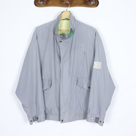 Euro Vintage Contrast Collar Leisure Blouson 1980s