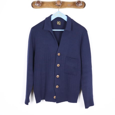 German Vintage Buttoned Knit Jacket 1980s