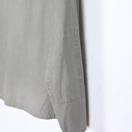 French Vintage Half-Zip Pullover Smock 00s.