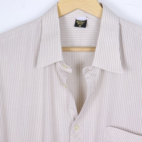 German Vintage Micro Check Shirts 1980s